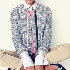 J Crew Tweed Blazer 8